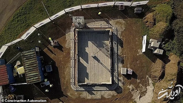 ساخت خانه سه خوابه توسط یک ربات